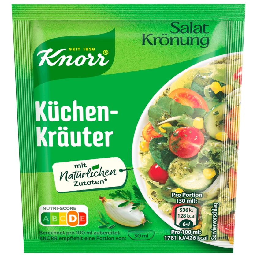 Knorr Salatkrönung Küchenkräuter 5er Pack, 40g